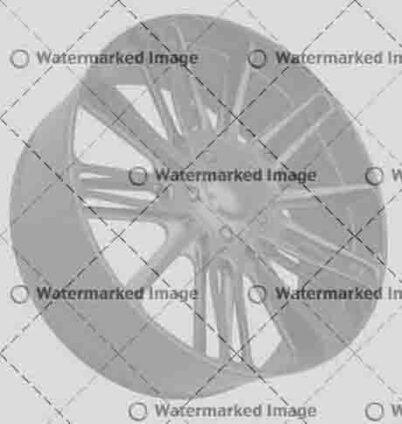 Alloy wheel isolated